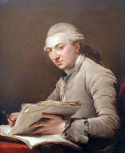 Portrait of Pierre Rousseau (1751-1829), French architect, Francois-Andre Vincent